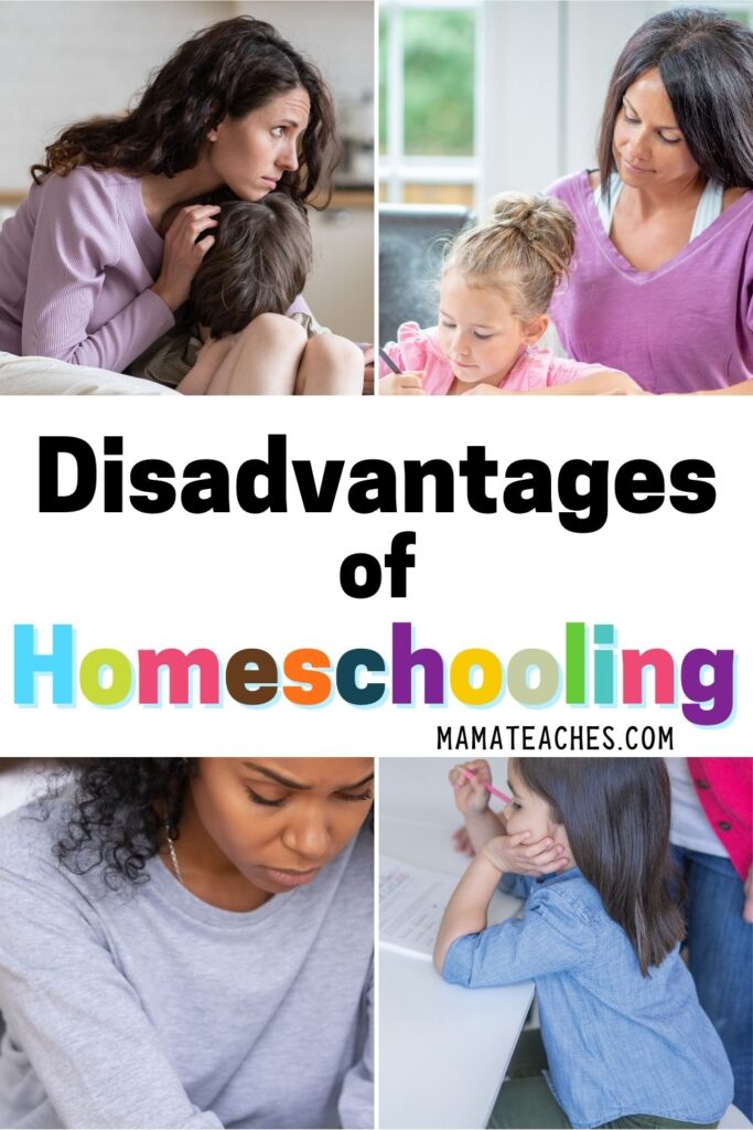 Disadvantages of Homeschooling
