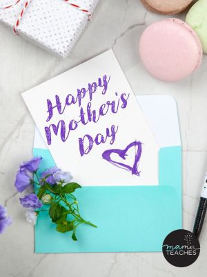 Mother's Day Handprint Flowers Craft