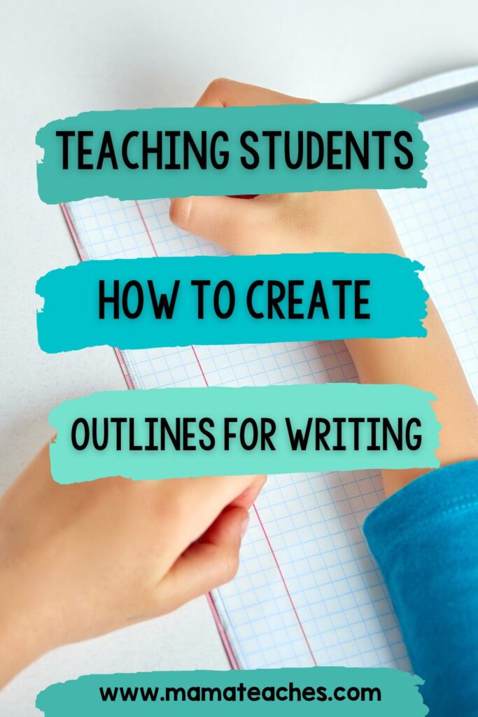 Teaching Students How to Create Outlines for Writing