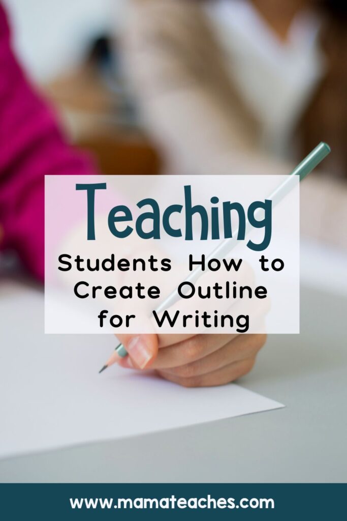 Teaching Students How to Create Outlines for Writing