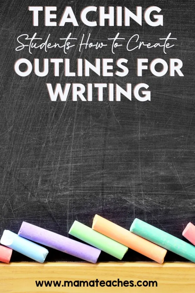 Teaching Students How to Create Outlines for Writing