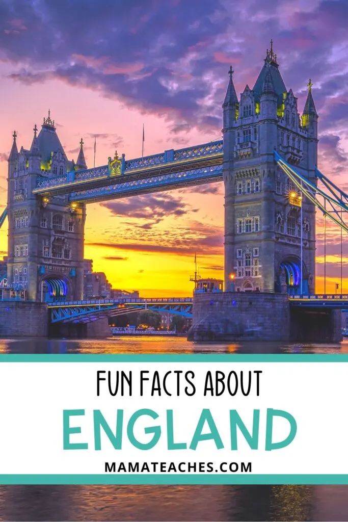 England Fun Facts