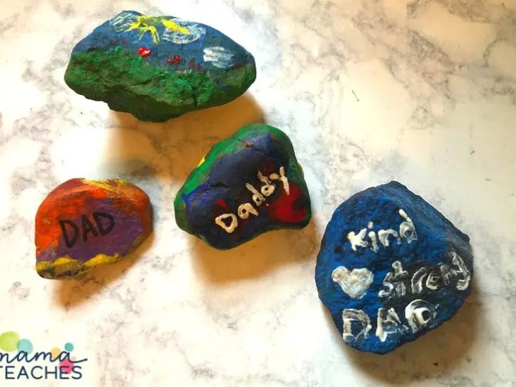 Father’s Day Rock Painting Craft