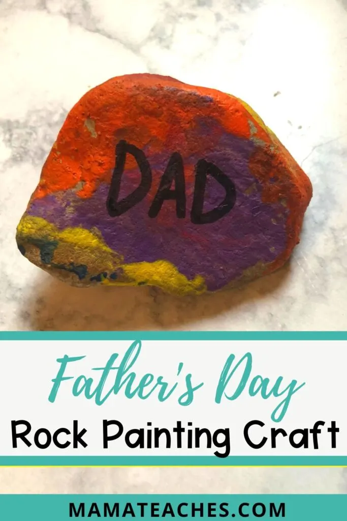 Father’s Day Rock Painting Craft