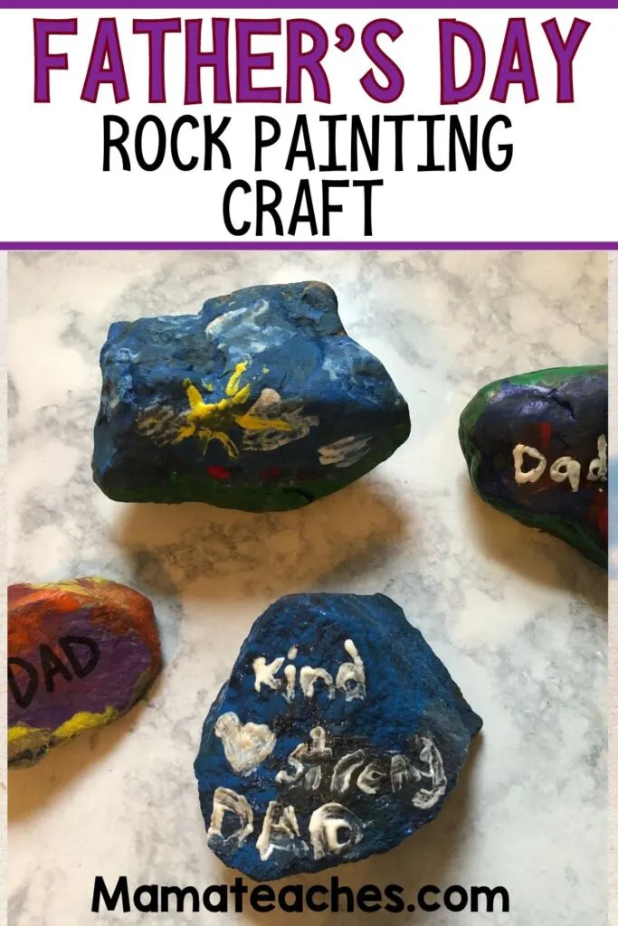 Father’s Day Rock Painting Craft