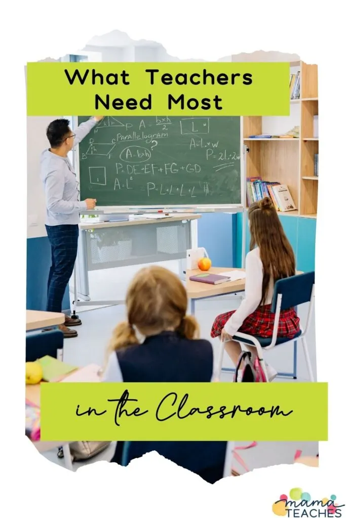 What Teachers Need Most in the Classroom