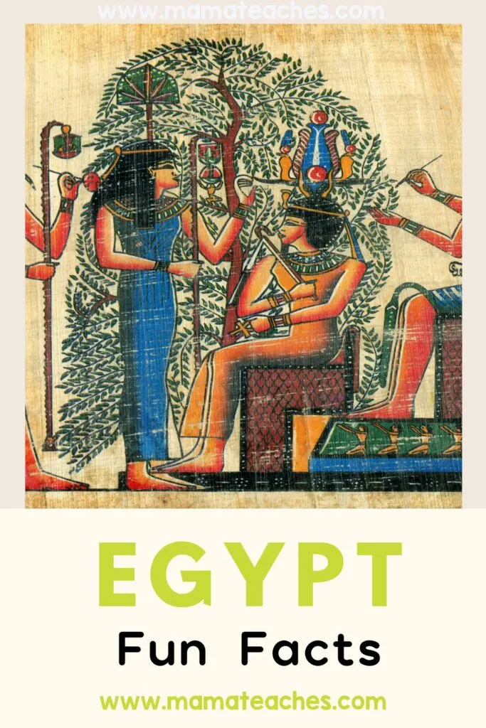 Fun Facts About Egypt - Mama Teaches