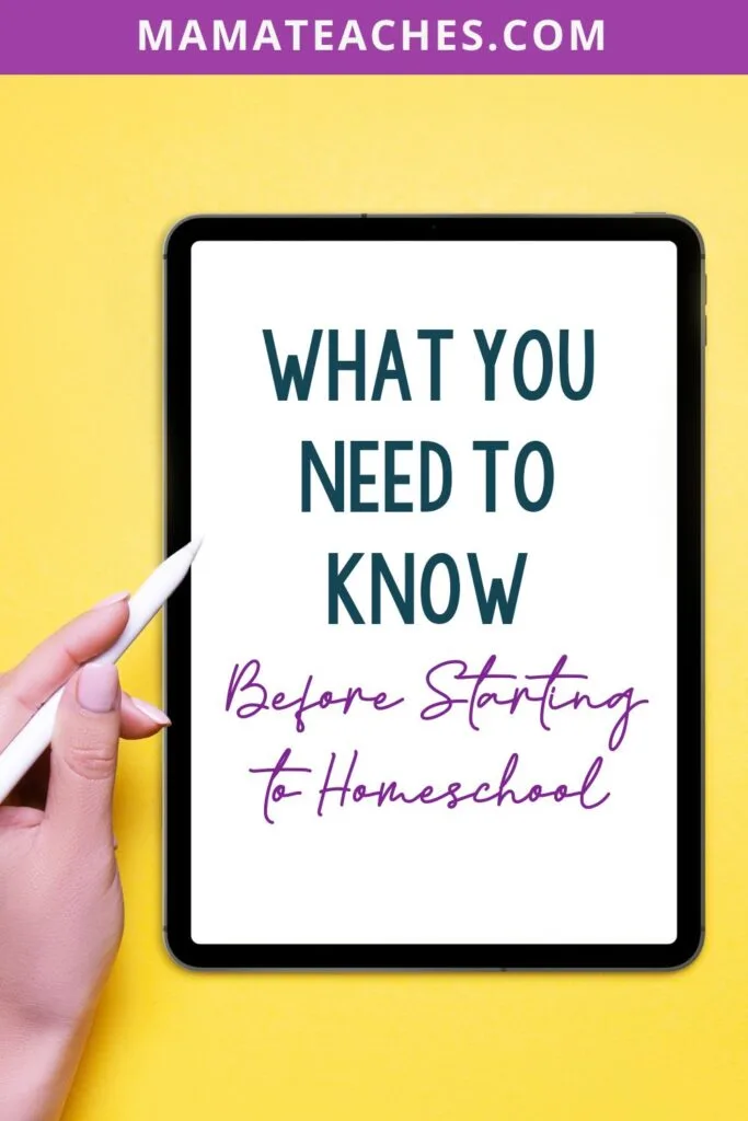 What You Need to Know Before Starting to Homeschool