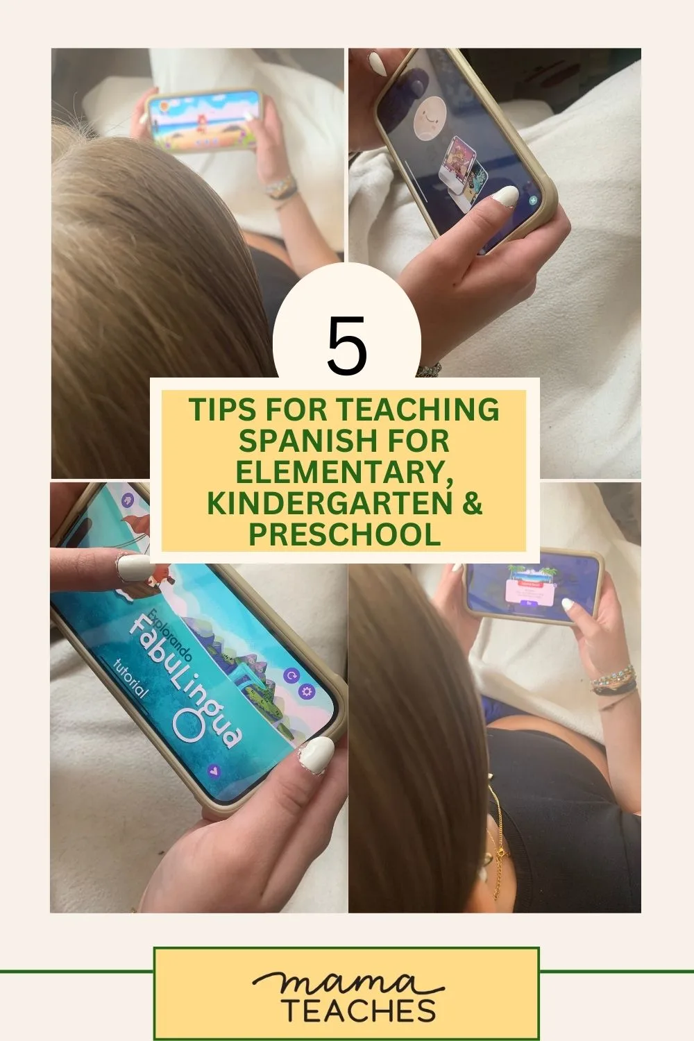 5 Tips for Teaching Spanish for Elementary Kindergarten Preschool