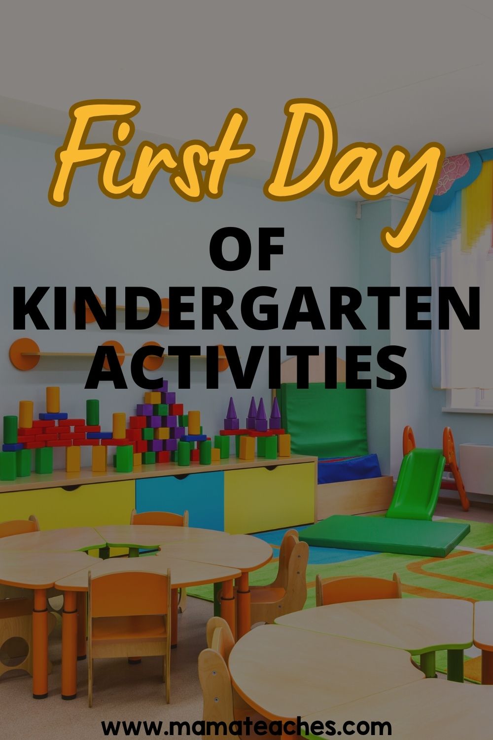 First Day of Kindergarten Activities