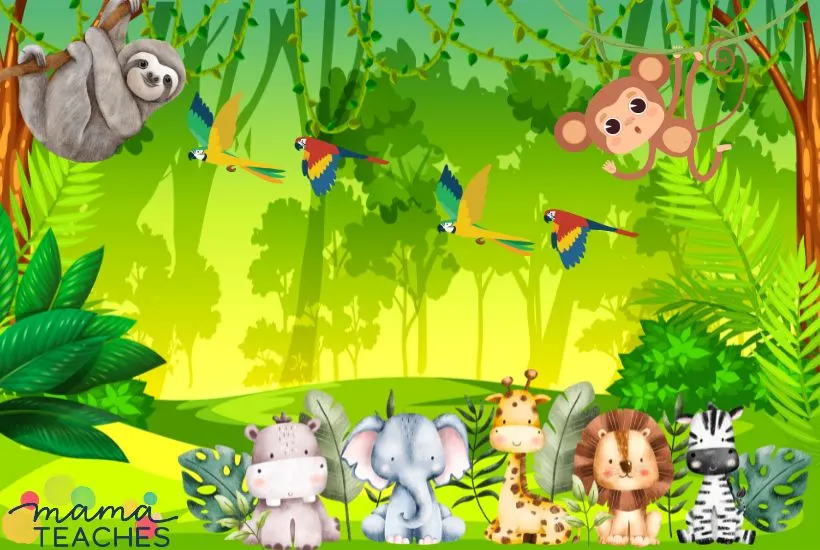 Jungle Facts for Kids - Mama Teaches