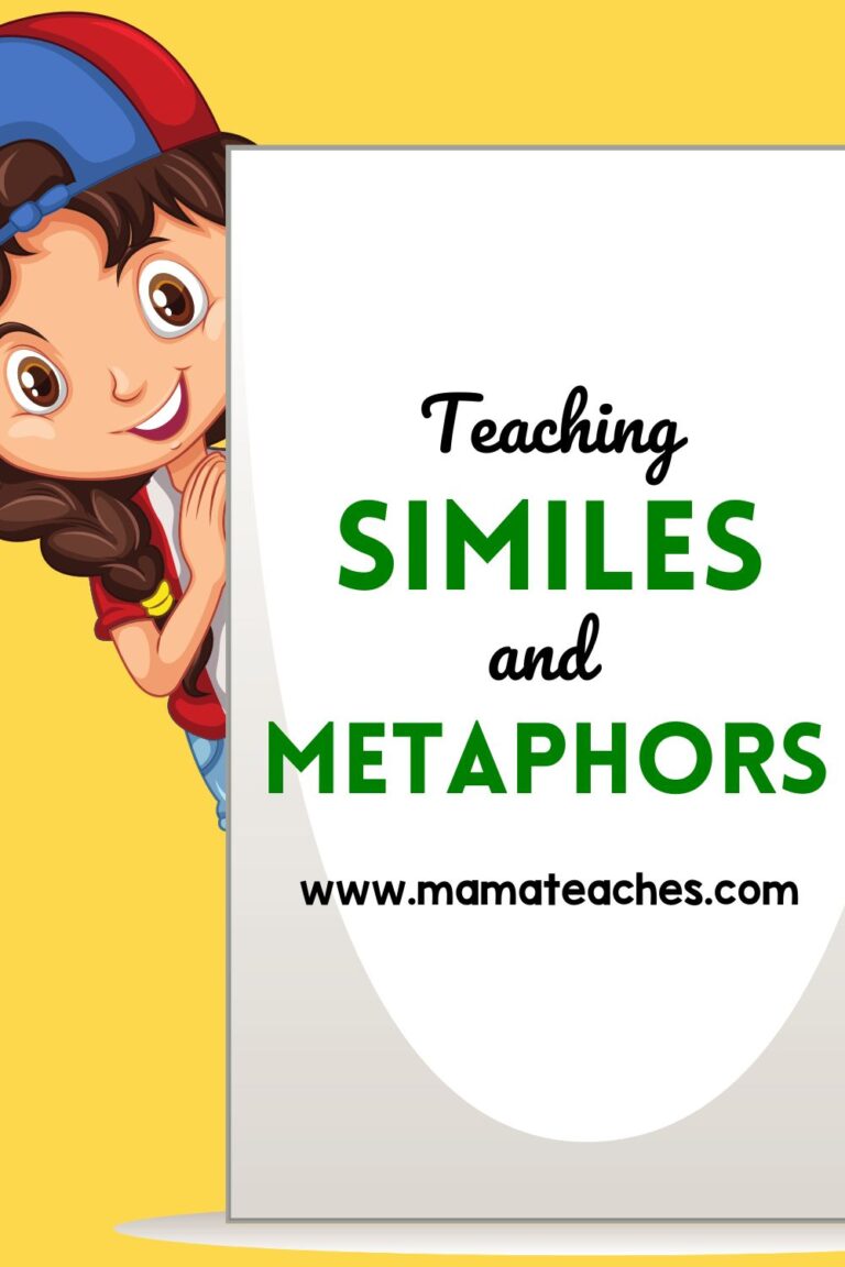 Teaching Similes And Metaphors - Mama Teaches