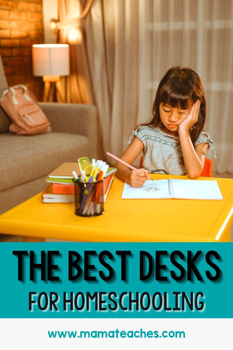 The Best Desks for Homeschooling Mama Teaches