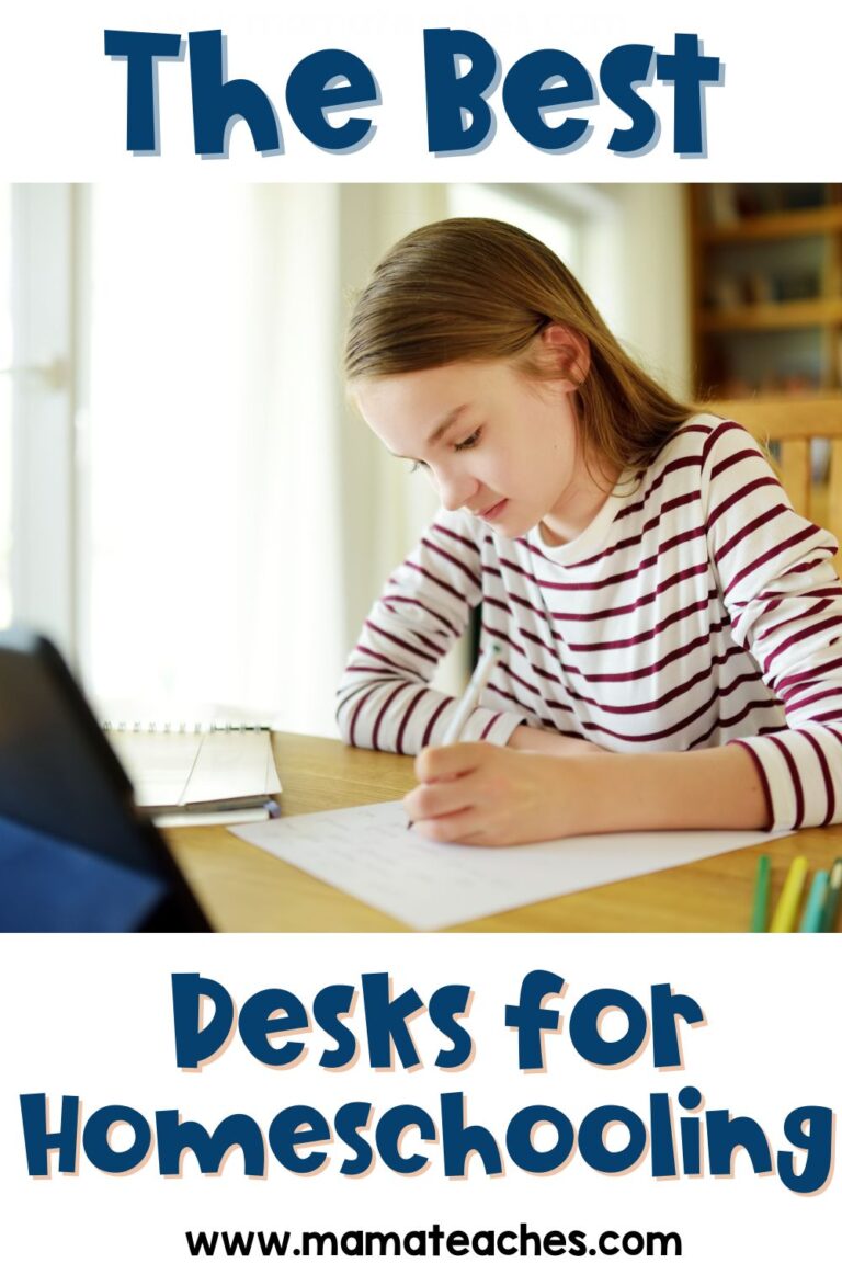 The Best Desks for Homeschooling Mama Teaches