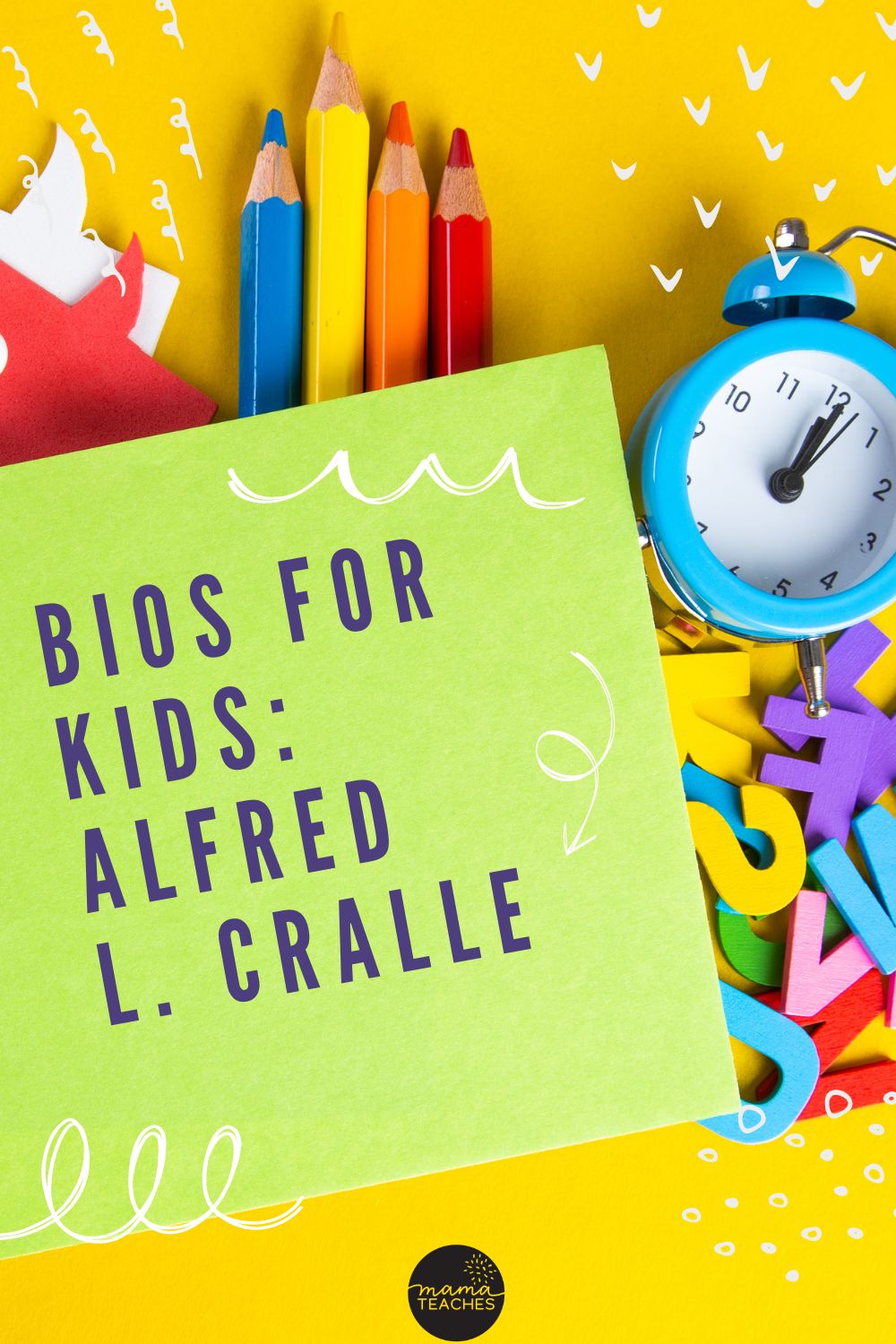 Bios for Kids Alfred L. Cralle Pin3