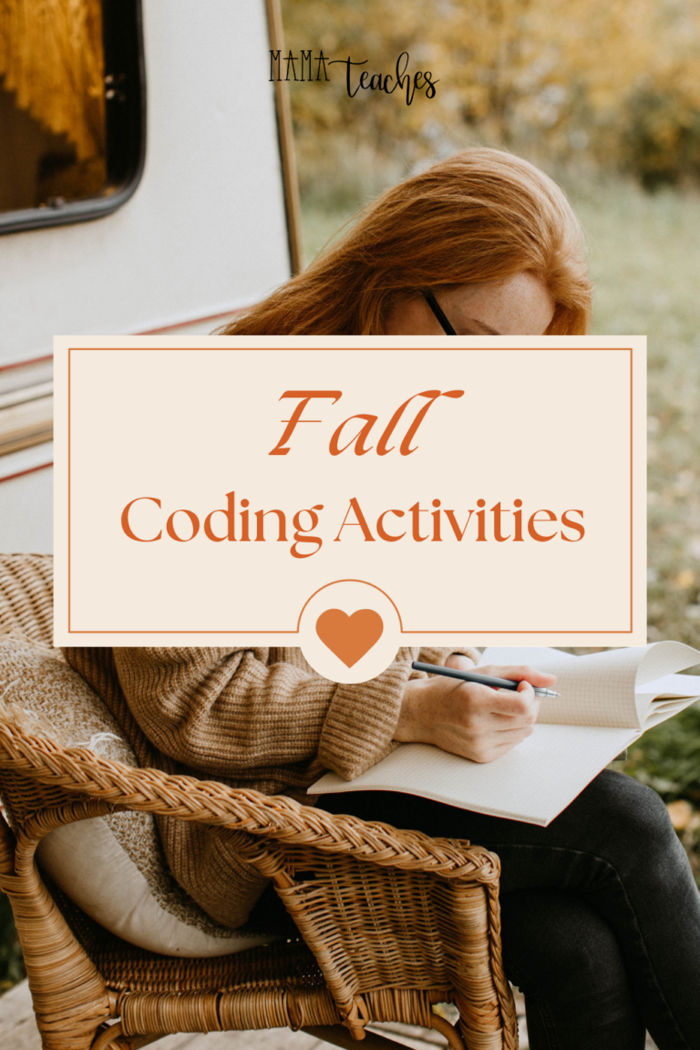 Coding Test Falling Fall Coding Activities - Mama Teaches