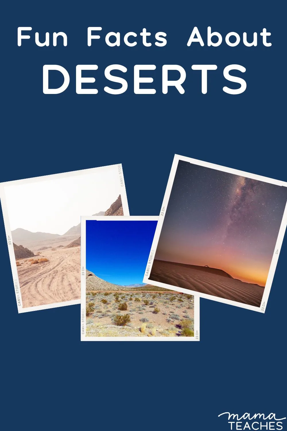 Fun Facts About Deserts -