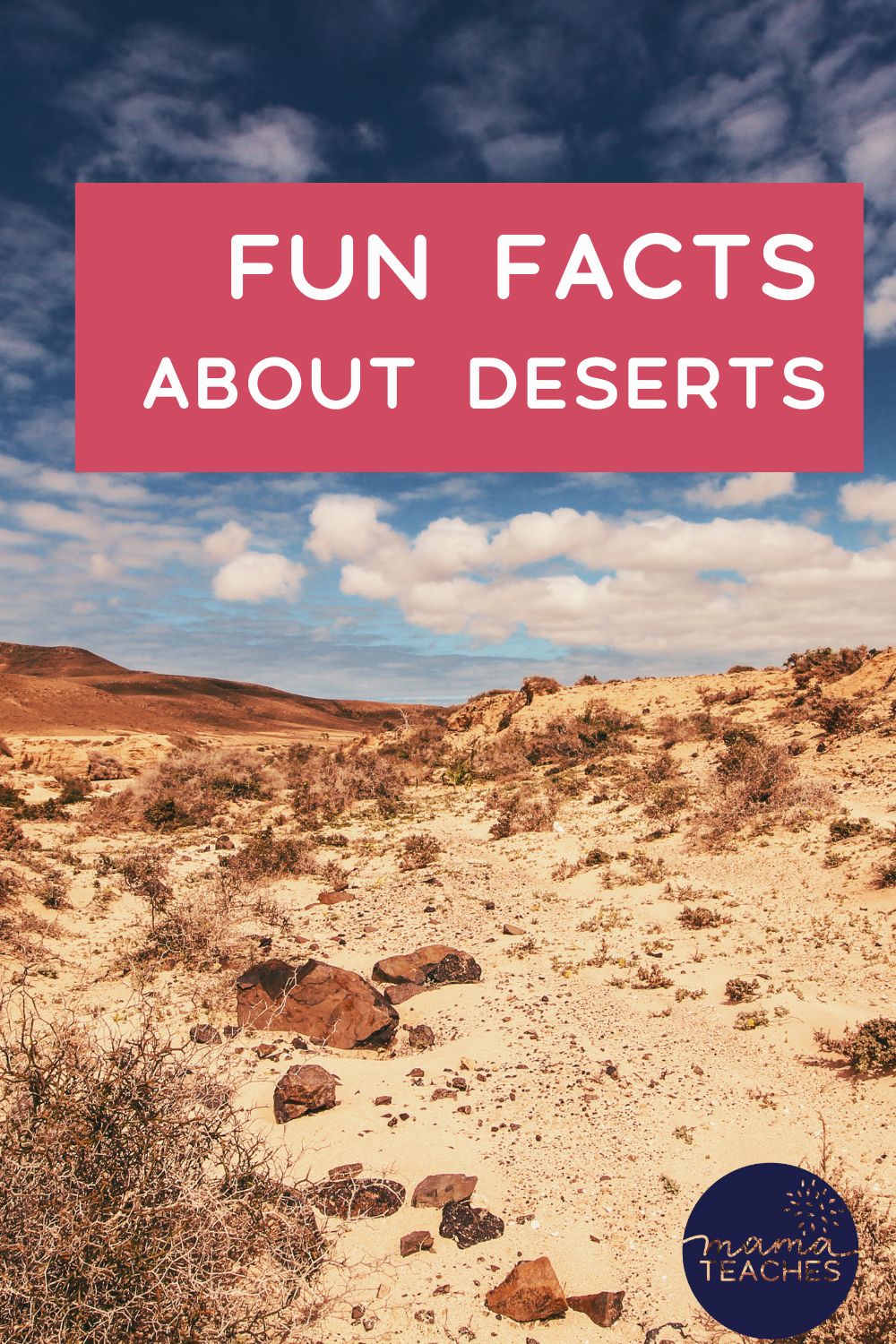 Fun Facts About Deserts -