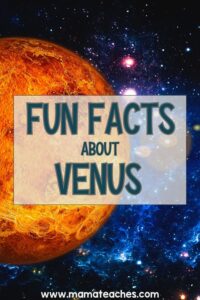 Fun Facts About Venus - Mama Teaches