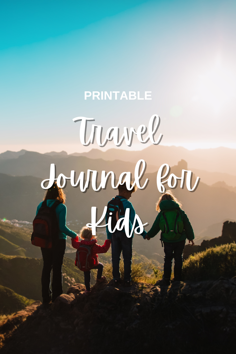 kids' travel journal printable