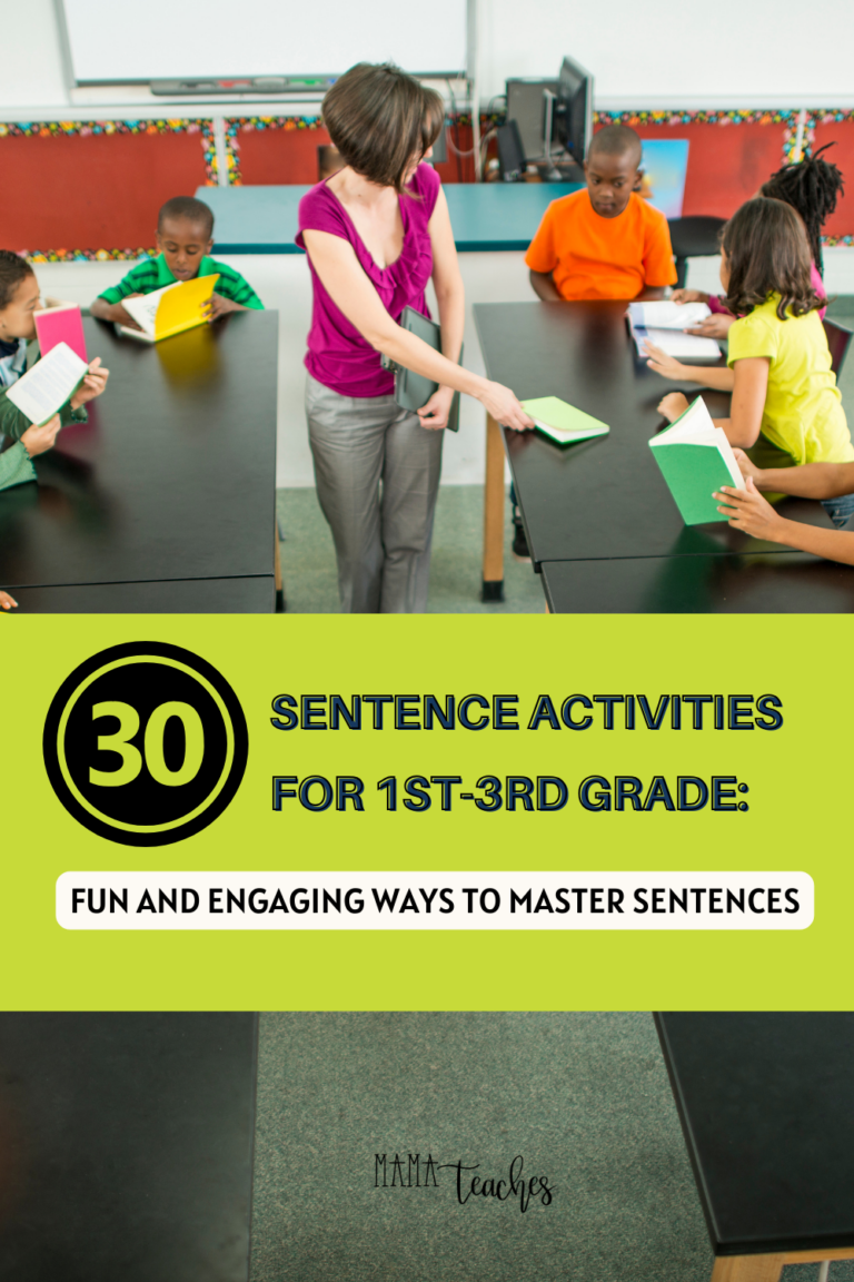 Sentences Regulation Activity 30+ Sentence Activities for 1st-3rd Grade