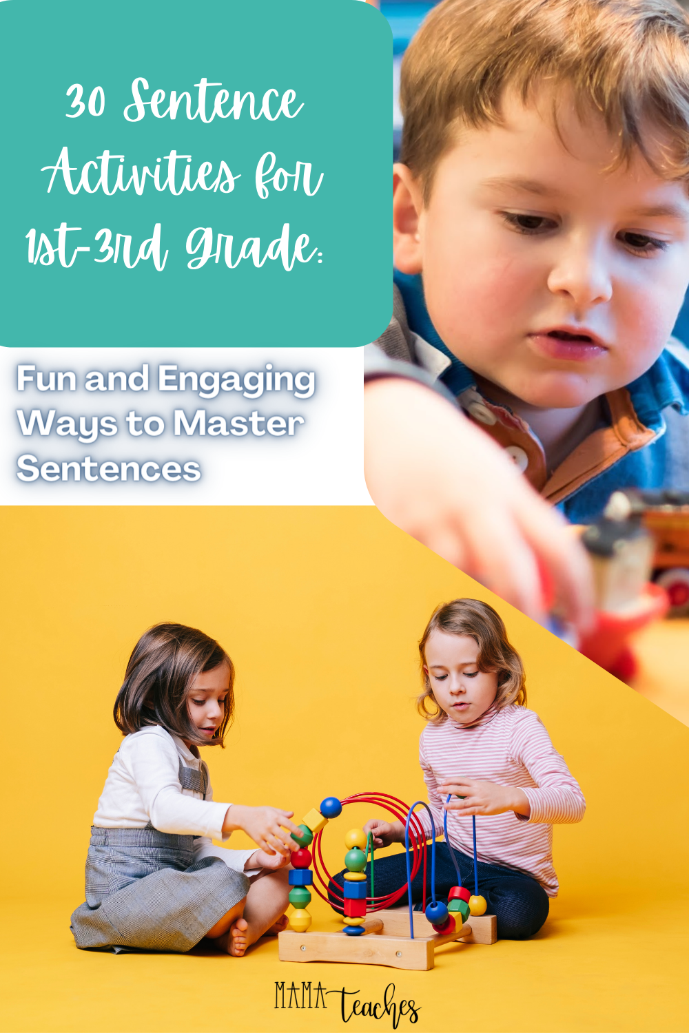 30 Sentence Activities 
for 1st-3rd Grade:  
Fun and Engaging Ways to Master Sentences