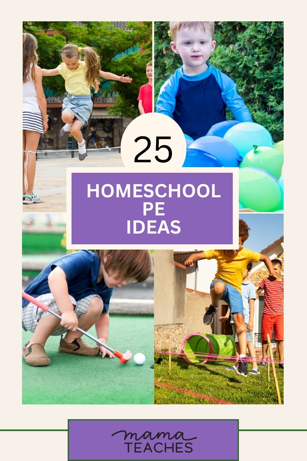 25 Homeschool PE Ideas