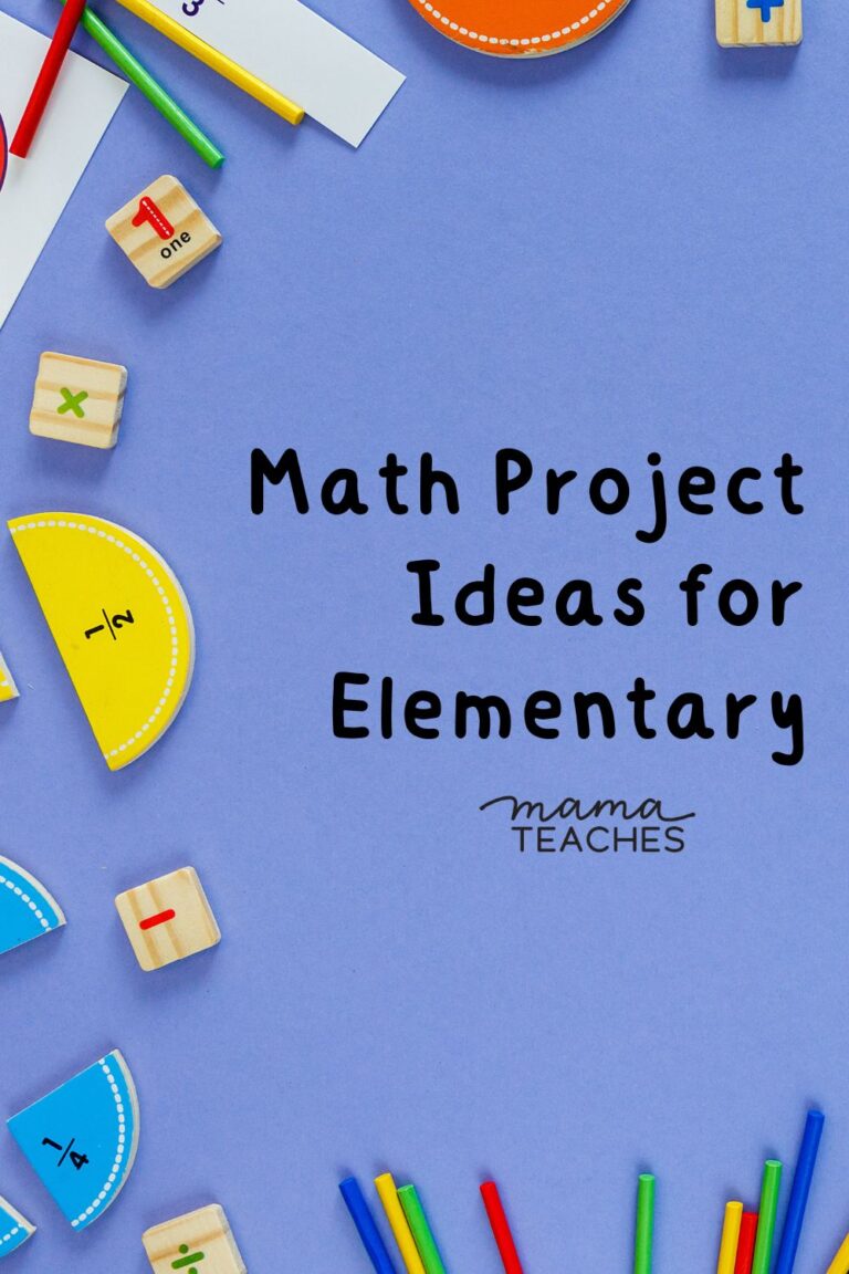 Math Project Ideas for Elementary - Mama Teaches