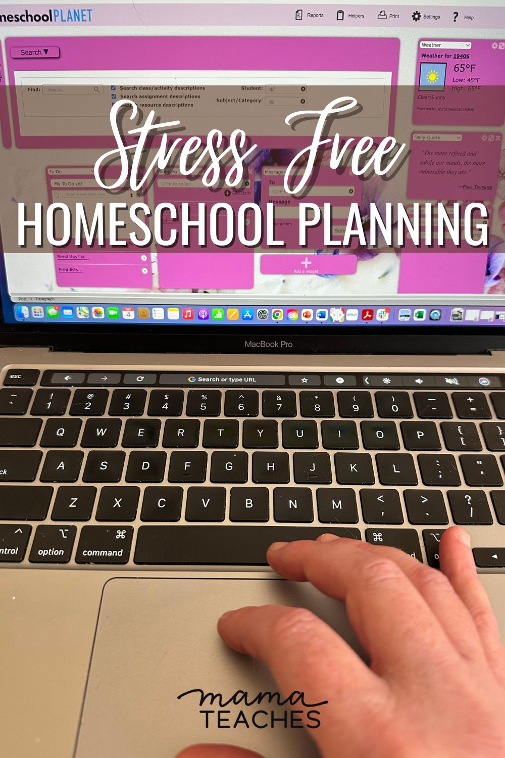 Stress Free Homeschool Planning