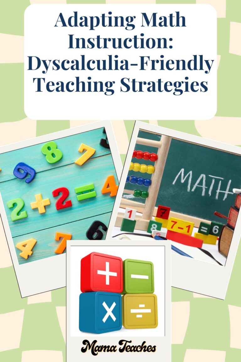 Adapting Math Instruction: Dyscalculia-Friendly Teaching Strategies